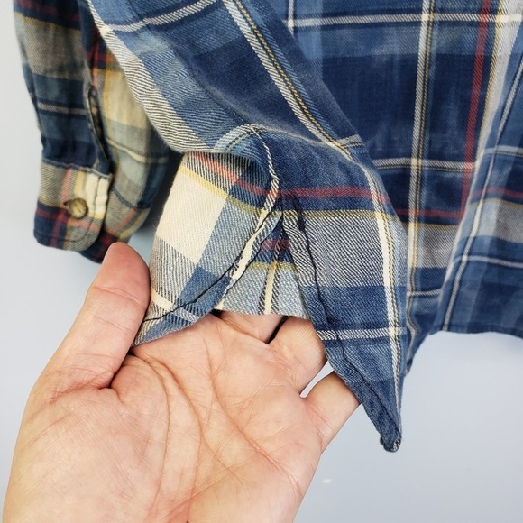 Current/Elliott The Perfect Shirt Intentionally Distressed SZ XS/0 - Picture 8 of 10